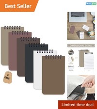 6 Pack Small Pocket Notebook Small 3x5 Spiral Notepads With Lined Pages, Smal... Notebook & Notepad price