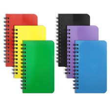 KTOJOY 6 Pack Small Spiral Notebook Pocket Notebook 3x5 Spiral Notepads With ... Notebook & Notepad price