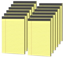 Legal Pads 5X8 Inch 12 Pack Note Pads for Paper College Ruled Notepad,Small Note Notebook & Notepad price