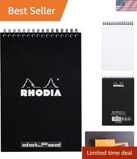 Wirebound Notepad, A5, Dot - Black Notebook & Notepad price