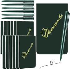 Memoranda Notebook and Pen Set Green Military Memorandum Book 3.3" X 5.5" Mini U Notebook & Notepad price