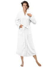 Women Soft Robe Waffle Knit Lightweight Spa Shower Bathrobe Cotton Kimono Long Bathrobe price