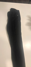Fabletics Women’s Black Solid Ankle Leggings w/ Logo Accent, Size M Regular Leggings price