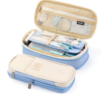 Large Capacity Pencil Case Zipper Pen Bag School Student Organizer Pouch Bag NEW Pencil Case price