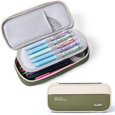 Pencil Pouch, Big Capacity Waterproof Pencil Case, Sturdy Stationery Pen Bag ... Pencil Case price