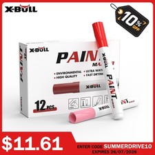 12Pcs Waterproof Permanent Paint Marker Pen For Car Tire Tread Rubber Metal Marker Pen price