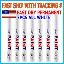 7PC White Paint Pen Marker Waterproof Permanent Car Tire Lettering Rubber Letter Marker Pen price