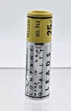 AUTOPOINT MECHANICAL PENCIL LEAD NO. 513 YELLOW REAL THIN 0.9 (OR) 0.36" Pencil Lead (Thin) price