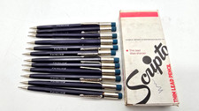 Lot of 12 Scripto Mechanical Pencils Blue P400 Thin Lead Thinline NEW NOS Pencil Lead (Thin) price