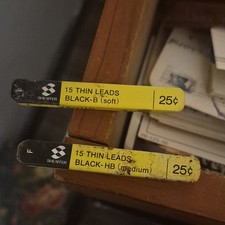 Sheaffer 15 Thin Leads Mechanical Pencil Lead Refills, Black B & HB (2 Tubes) Pencil Lead (Thin) price