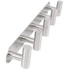 Coat Hook Rack, Wall Mounted Coat Rack with 5 Hooks, Heavy Duty Towel Hook Ra... Office Coat Rack price