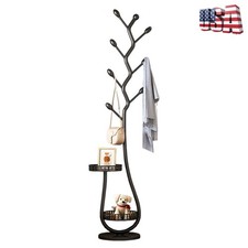 Heavy Duty Metal Coat Rack Stand Tall Clothes Rail Hanger f Bedroom Office Hall Office Coat Rack price