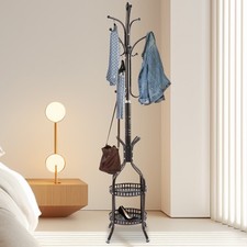 Modern Coat Rack with Shelves, Freestanding Hanger Organizer for Home Office Office Coat Rack price