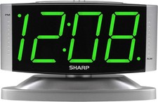 Sharp Home LED Digital Alarm Clock – Swivel Base - Outlet Powered, Simple Operat Alarm Clocks & Radios price