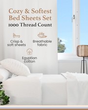 Good Sleep Bedding 1000 CT  100% Egyptian Cotton Sheet Fitted Twin XL Sateen Wv Bedding Set / Sleep Set price