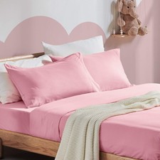 SLEEP ZONE Kids Queen Bed Sheets Set 4-Piece - Super Soft & Cute Kids Sheet Set Bedding Set / Sleep Set price