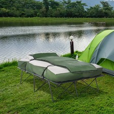 Compact Outdoor 2-People Cot Bedding Set w/ Air Mattress & Comfort Pillows Bedding Set / Sleep Set price