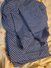 Grove & Hollow Twin XL: 3 Piece Sleep Set DARK NAVY CIRCLE PATTERN Bedding Set / Sleep Set price