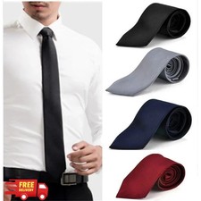 New Men's Dress Tie Solid Color Classic Neck Tie Necktie Wedding Formal USA Tie price