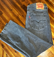 Levi's Men's Gray Slim Straight Denim Jeans Mid Rise 5-Pocket Zip Button Men's Jeans / Denim Pants price