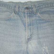 Men's Bootcut Light Wash Blue Denim Jeans Distressed 5-Pocket Button Fly Men's Jeans / Denim Pants price