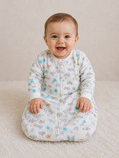 Simple Joys by Carter's Baby Fleece Sleep Sack Long Sleeve Safari Animal 6-9M Baby Sleep Sack price