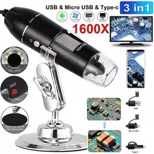 1600x Zoom 8 LED HD USB Microscope Digital Magnifier Endoscope Video Camera US Microscope price
