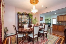 dining room set 7 piece table chairs china cabinet wood dark brown Dining Room Set / Set price
