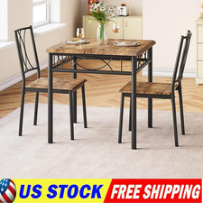 3-Piece Small Dining Table Set,Kitchen Table and Chair Set for 2,for Living Room Dining Room Set / Set price