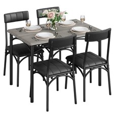 Kitchen Table Set for 4, Dining Room Table Set with 4 Upholstered Chairs Dining Room Set / Set price