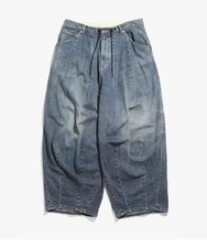 Needles 24SS Vintage Washed Denim Pants Relaxed Streetwear Men's Pants price