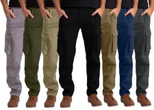Men's Flex Cargo Trousers Heavy Duty Stretch Casual Pants Men's Pants price