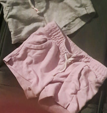 2-Pack Unisex Baby & Toddler Jogger Shorts 4T Pink & Gray Drawstring Baby Shorts price