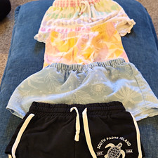 6/7 4 Pack Variety Girls Shorts, Black, Blue, Multicolor Baby Shorts price