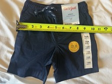 Cat & Jack Navy Blue Shorts Adjustable Waist Button Pockets NWT 18 Months Baby Shorts price