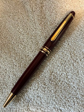 Montblanc 164 Meisterstuck Classique Red Gold Ballpoint Pen New Gift Box Ballpoint Pen price