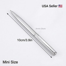 Students Ballpoint Pen Short Spin Office School Teenager ball Roller Ink Black Ballpoint Pen price
