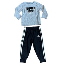Nike Future MVP Shirt + Adidas Track Pants 18M Toddler Outfit Set EUC Baby Pants price