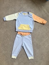 Ralph Lauren 2-Piece Colorblock French Terry Sweatshirt & Pants Set 18M Baby Pants price