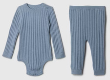 Baby Gap Baby CashSoft Outfit Set - New England Sky Blue Baby Pants price