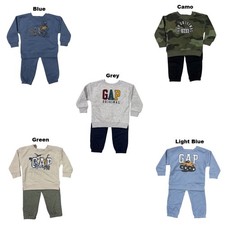 GAP Toddler Boys 2-Piece Logo Fleece Sweatshirt & Jogger Pant Set Baby Pants price
