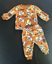 Disney Baby 2-Piece Chip & Dale Fleece Sweatshirt & Pants Set Brown 0-3M Baby Pants price