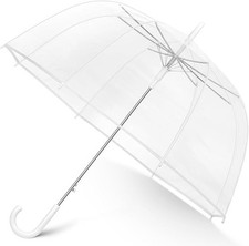 52 inch Large Canopy Clear Bubble Umbrellas, High-Visibility Transparent Dome Umbrellas price