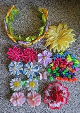 Bunch Of Hair Accessories Clips, Headband, Small Pins Multicolor Toka, Taç & Saç Bandı price