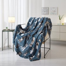 Cozy Fluffy Plush Fleece Throw Blanket for Bed Couch Sofa 50 x 60 Inches Koltuk Şalı price