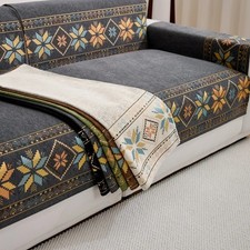 Boho Chenille Sofa Cover Jacquard Couch Throw Non Slip Furniture Protector Koltuk Şalı price