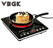 Protable Electric Cooktop Ceramic Glass Top Stove Infrared Cooker 1800W 110V Ocaklar price