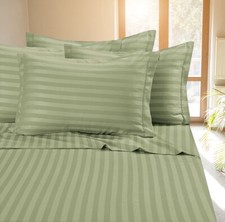 Fine 400 Thread Count 100% Cotton Sateen Bed Sheet Dobby Stripe Çarşaf price