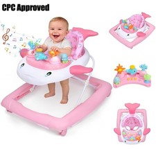 Baby Walker w/ Music & Lights,3 Adjustable Height for Boys Girls 6-18 Months Yürüteç price
