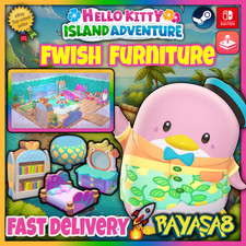 Hello Kitty Island Adventure - Fwish  Furniture Complete set | Fast Delivery 🔥 Hediyelik Eşya price